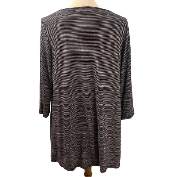 J. Jill Wearever Collection Striped Tunic Top - Picture 4 of 9